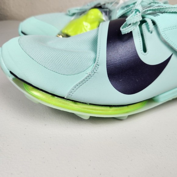 Nike Air Zoom LJ Elite Mint Foam Volt DR9924-300 Track Spikes Men’s Size 12 - Picture 7 of 12